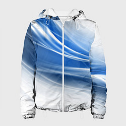 Куртка с капюшоном женская Ледяной поток ветра, цвет: 3D-белый