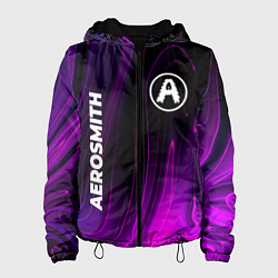 Куртка с капюшоном женская Aerosmith violet plasma, цвет: 3D-черный