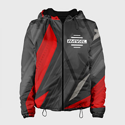 Куртка с капюшоном женская Haval sports racing, цвет: 3D-черный