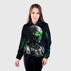 Куртка с капюшоном женская Necron, цвет: 3D-черный — фото 2