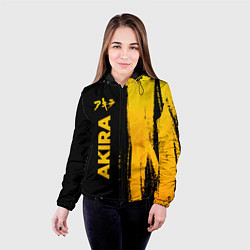 Куртка с капюшоном женская Akira - gold gradient: по-вертикали, цвет: 3D-черный — фото 2