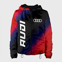 Женская куртка Audi красный карбон