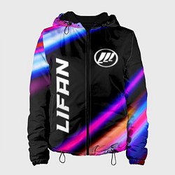 Куртка с капюшоном женская Lifan speed lights, цвет: 3D-черный