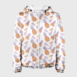 Женская куртка Ананасы паттерн