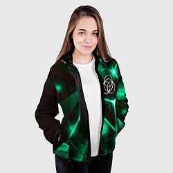 Куртка с капюшоном женская Elden Ring разлом плит, цвет: 3D-черный — фото 2