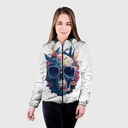 Куртка с капюшоном женская Загар до утра, цвет: 3D-черный — фото 2