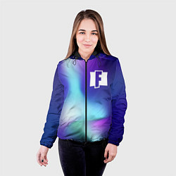 Куртка с капюшоном женская Fortnite northern cold, цвет: 3D-черный — фото 2