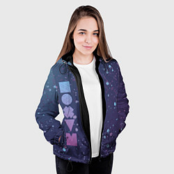 Куртка с капюшоном женская Все равно, цвет: 3D-черный — фото 2