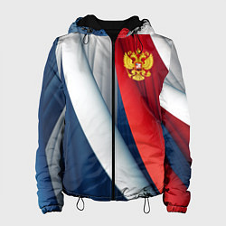 Женская куртка Герб России абстракция