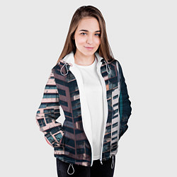 Куртка с капюшоном женская Спальный район, цвет: 3D-белый — фото 2