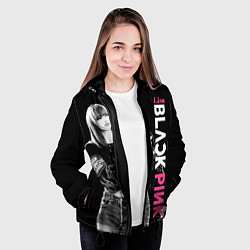 Куртка с капюшоном женская Blackpink Beautiful Lisa, цвет: 3D-черный — фото 2