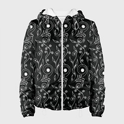 Женская куртка Black style pattern