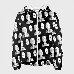 Куртка с капюшоном женская Saitama - ok pattern, цвет: 3D-белый