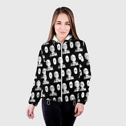Куртка с капюшоном женская Saitama - ok pattern, цвет: 3D-белый — фото 2