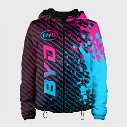 Женская куртка BYD - neon gradient: по-вертикали