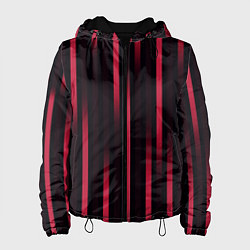 Женская куртка Полосы градиент розовый