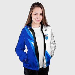 Куртка с капюшоном женская Волгоградский ротор - клуб, цвет: 3D-черный — фото 2