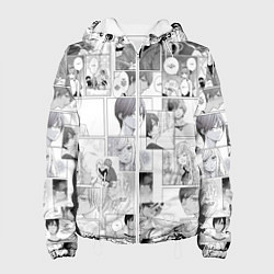 Куртка с капюшоном женская Моя любовь 999 уровня к Ямаде - манга, цвет: 3D-белый