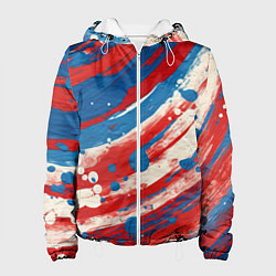 Женская куртка Краски в цветах флага РФ