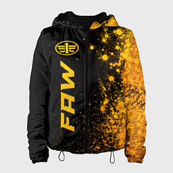 Женская куртка FAW - gold gradient: по-вертикали