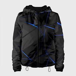 Куртка с капюшоном женская Black blue style, цвет: 3D-черный