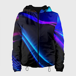 Женская куртка Синий градиент - нейросеть