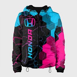 Женская куртка Honda - neon gradient: по-вертикали