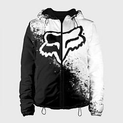 Женская куртка Fox motocross - черно-белые пятна