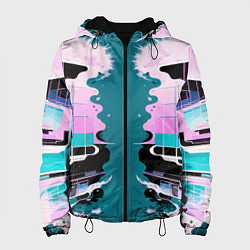 Куртка с капюшоном женская Vanguard abstraction - vogue, цвет: 3D-черный