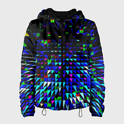 Куртка с капюшоном женская Пирамиды, цвет: 3D-черный