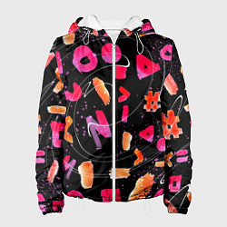 Женская куртка Яркие маркеры