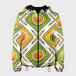 Женская куртка Fruits and berries pattern