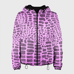 Женская куртка Розовая рептилия