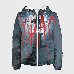 Куртка с капюшоном женская Ужасный день, цвет: 3D-белый