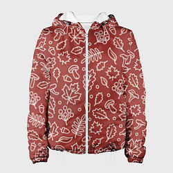 Женская куртка Осень - бордовый 2