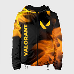 Женская куртка Valorant - gold gradient вертикально