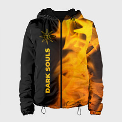 Женская куртка Dark Souls - gold gradient по-вертикали