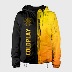 Женская куртка Coldplay - gold gradient по-вертикали