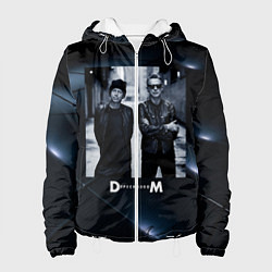 Куртка с капюшоном женская Depeche Mode - Мартин и Дэйв, цвет: 3D-белый