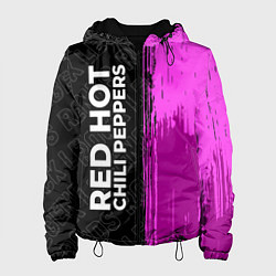 Куртка с капюшоном женская Red Hot Chili Peppers rock legends по-вертикали, цвет: 3D-черный