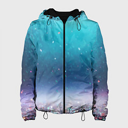 Женская куртка Футуристичный город и конфетти