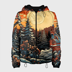 Женская куртка Волшебная роспись