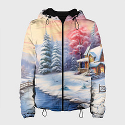 Женская куртка Сказочная метель подарков