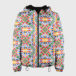 Женская куртка Мелкий красочный узор