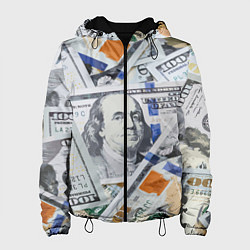 Куртка с капюшоном женская Сто зеленых, цвет: 3D-черный