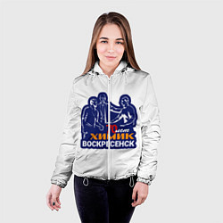 Куртка с капюшоном женская Химик Воскресенск, цвет: 3D-белый — фото 2