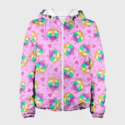 Женская куртка Пончики единороги
