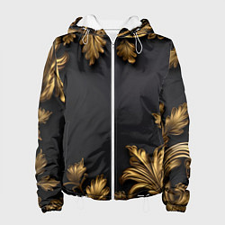 Женская куртка Золотые объемные листья