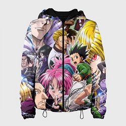 Куртка с капюшоном женская Hunter Hunter anime color, цвет: 3D-черный