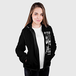 Куртка с капюшоном женская NoSolo Leveling, цвет: 3D-черный — фото 2